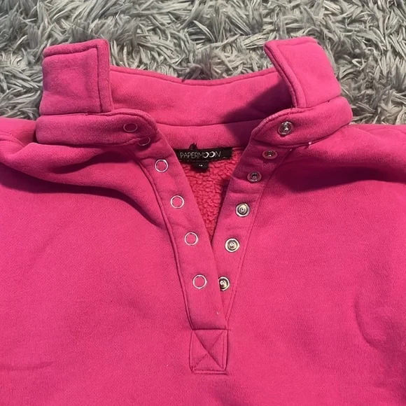 Worn a few times Pink pullover sweatshirt - Picture 2 of 4